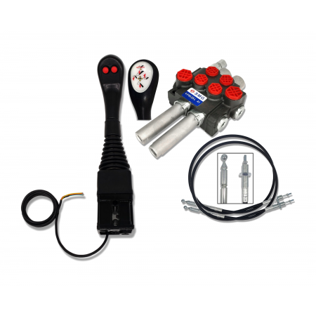 ZESTAW 2 SEK TURA ROZDZIELACZ 40l JOYSTICK LINKI 1000mm